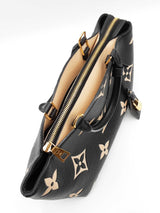 Louis Vuitton Petit Palais In Black & Beige Monogram Empreinte Leather Fw0726lxzxdu