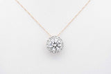 1.01ctw Lab Grown Diamond Necklace 14k Yellow Gold 1.8 Grams 19.5 In Eb0625oepdu