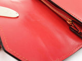 Christian Louboutin Elisa Red Leather Shoulder Bag Fw0924pxzdu