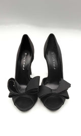 Michael Shannon Black Satin Lolita Heels Size 7m Ebpzsa 144010012330