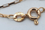 14k Yellow Gold Link Chain Necklace 3.1 Grams 24.5 Inch Eb0926orxsa