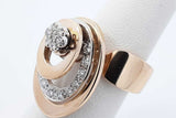 14k Yellow Gold Diamond Spinner Ring 7.6 Grams Size 6 Eb0626iixdu