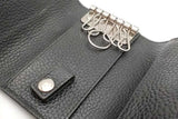 Gucci Black Leather 6 Key Case Wallet Eb1026lxzsa