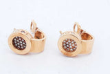 Chanel 18k Yellow Gold Diamond Stud Earrings 11.7 Grams Eb0926lexzde