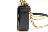 Prada Polished Black Leather Shoulder Bag Eb0726ixzdu