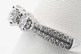 0.3cttw Diamond Ring In 10k White Gold 2.7 Grams Size 7.5 Eb0826wrxsa