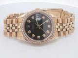 14k Yellow Gold Rolex Datejust 36mm Automatic Watch Aa0825cizxsa