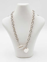 Tiffany & Co. Heart Tag Necklace Sterling Silver 75 Grams Sd0825crdu