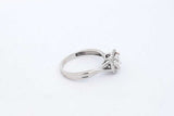 0.50ctw Diamond Ring In 10k White Gold 2.5 Grams Size 7 Eb0825osxde