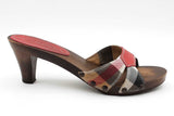 Burberry House Check Wood Mules Size 37 Eb0726lxzde