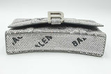 Balenciaga Hourglass Logo Strass Chain Wallet Eb1123ozxzdu