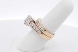 2.16cttw Diamond 14k Yellow Gold Wedding Set 10.2 Grams Size 7 Eb0526cxzsa