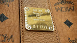 Mcm Visetos Cognac Large Liz Reversible Shopper Tote Sd0326orzdu