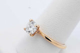 1.0ctw Lab Grown Diamond Ring In 18k Yellow Gold 3.3 Grams Size 9 Eb0626prxdu