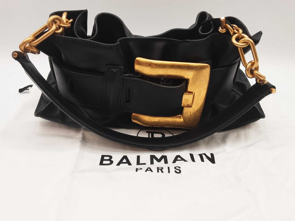 Balmain Mini Anthem Black Leather Handbag Do0725cxzde