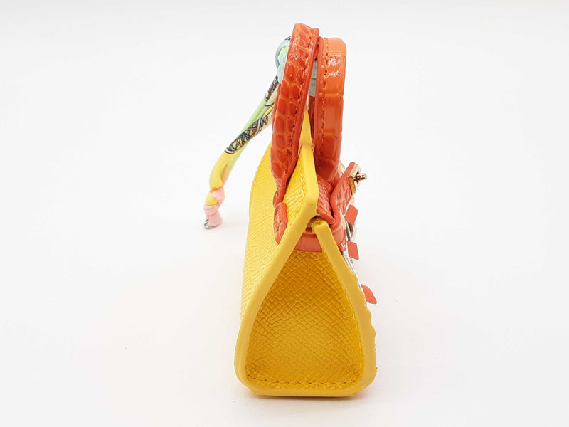 Yellow Orange Building Mini Bag Charm Do0725ede