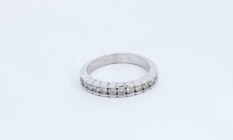 14k White Gold 0.55ctw Diamond Ring Size 5.25, 3.5 Grams Eb0424lrxdu