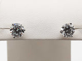 2.00 Cttw Lab Grown Diamonds 14k White Gold 1.1g Stud Earrings Do0723srxde