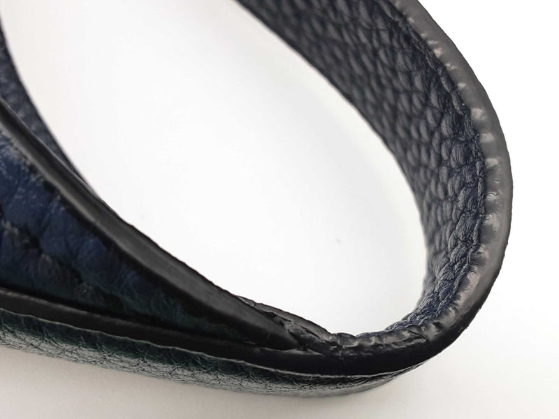 Prada Navy Blue Pebbled Leather Hobo Tote Bag Do0525rrxde