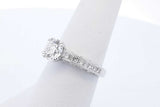 1.49cttw Diamond 18k White Gold Ring 4 Grams Size 6.25 Eb0626loxzde