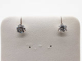1.12 Cttw Lab Grown Diamonds 14k White Gold 0.8g Stud Earrings Do0726orxde