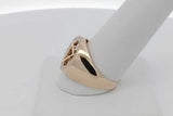 14k Yellow Gold Star Of David Ring With Diamonds 5.3 Grams Size 9.5 Eb1026worsa