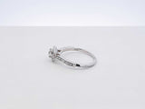 0.55 Cttw Diamond & 95% Platinum Flower Setting Ring 5 Grams Size 7 Fw1124wrxdu