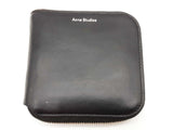 Acne Studios Csarite S Zippered Black Wallet Sd0826lrzde