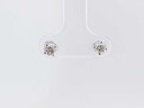 0.50 Cttw Diamond 14k White Gold .6 Grams Earrings Aa0325wrzsa
