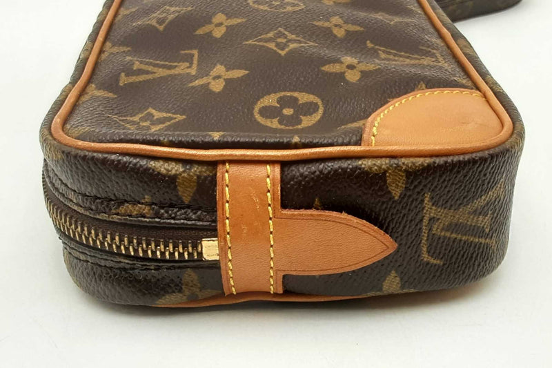 Louis Vuitton Monogram Marly Dragonne Wristlet Eb0125wcesa