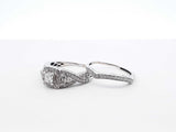 1.18 Cttw Diamond & 14k White Gold Bridal Set 5 Grams Size 8 Fw0925rrxdu