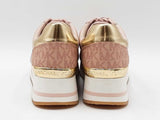 Michael Kors Monique Trainers In Ballerina Pink & Cream Size 7.5 M  Fw1125prdu