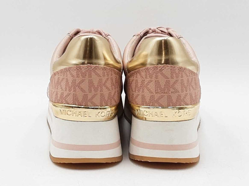 Michael Kors Monique Trainers In Ballerina Pink & Cream Size 7.5 M  Fw1125prdu