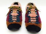 Fendi Patchwork Multicolored Shearling Shoes Size It 39 Do0925lxzde