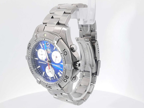 Tag Heuer Aquaracer Chronograph Caf1112 Stainless Steel Watch Aa0725rxzsa