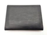Louis Vuitton Envelope Carte De Viste Black Epi Leather Card Holder Wallet Do0626lxzde