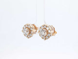 2.5 Cttw Diamond & 14k Yellow Gold Stud Earrings & Jackets 6.7 Gram Fw0826lrzxdu