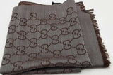 Gucci Gg Monogram Silk & Wool Scarf Eb0526rxsa