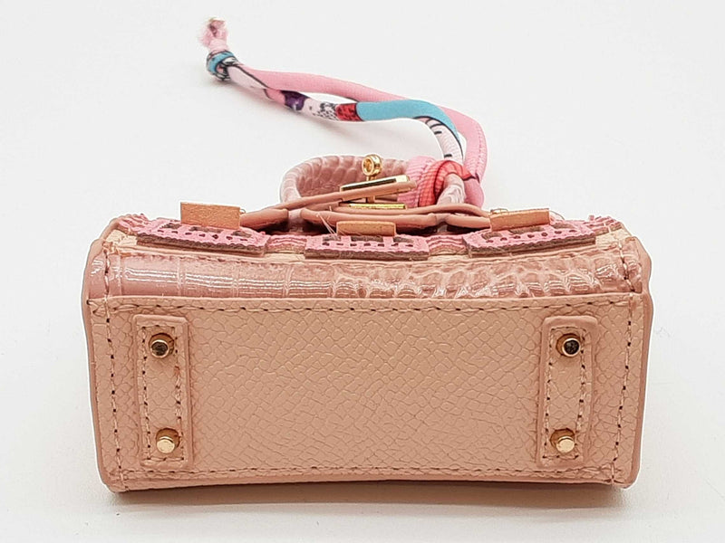 Pink Building Mini Bag Charm Do0725ede