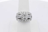 2.26cttw Diamond Ring In 14k White Gold 13 Grams Size 7.5 Eb0526lrxzsa