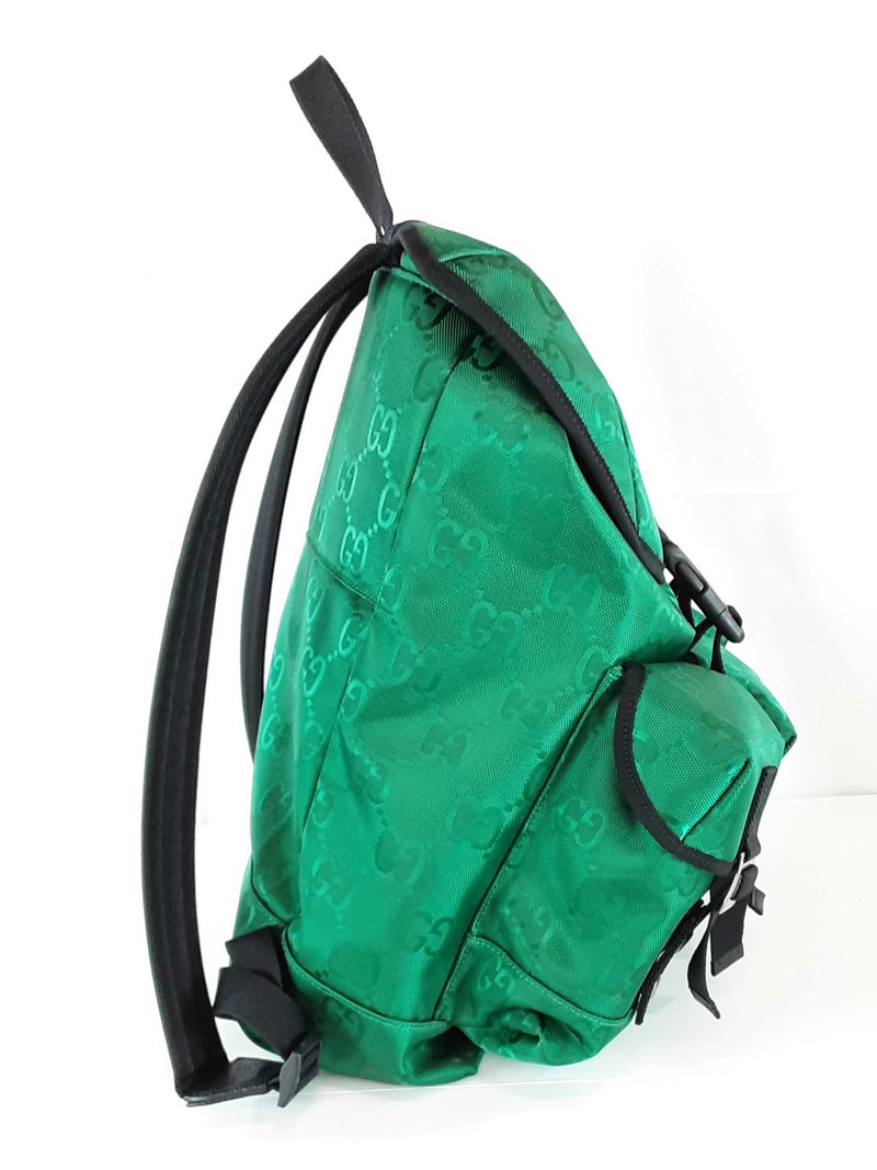 Gucci Gg Nylon Off The Grid Green Backpack Sd0825czxde