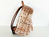 Mcm Stark Visetos Metallic Rose Gold Backpack Sd1125orzde