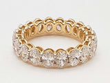 3.70cttw Lab Grown Diamonds 14k Yg 3.07g Eternity Band Size 5.5 Do0326llxzde
