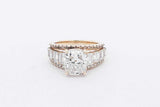 4.08cttw Lab Grown Diamond Ring In 14k Yellow Gold 8.3 Grams Size 8 Eb0826epxsa