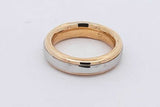 Platinum & 18k Yellow Gold Wedding Band Ring 7.3 Grams Size 3.75 Eb0126owrsa