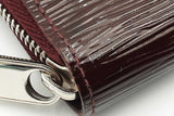Louis Vuitton Deep Burgundy Epi Electric Leather Zippy Wallet Eb0526ooxsa