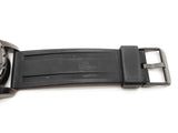 Movado 14.1.36.1219 42 Series 800 Black Steel Rubber Band Watch Do0325wxzde