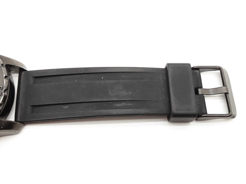 Movado 14.1.36.1219 42 Series 800 Black Steel Rubber Band Watch Do0325wxzde
