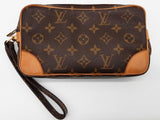 Louis Vuitton Pochette Brown Monogram Clutch Do0425pirde