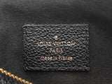 Louis Vuitton Twice Shoulder Bag In Black Monogram Empreinte Leather Fw0426ixzdu